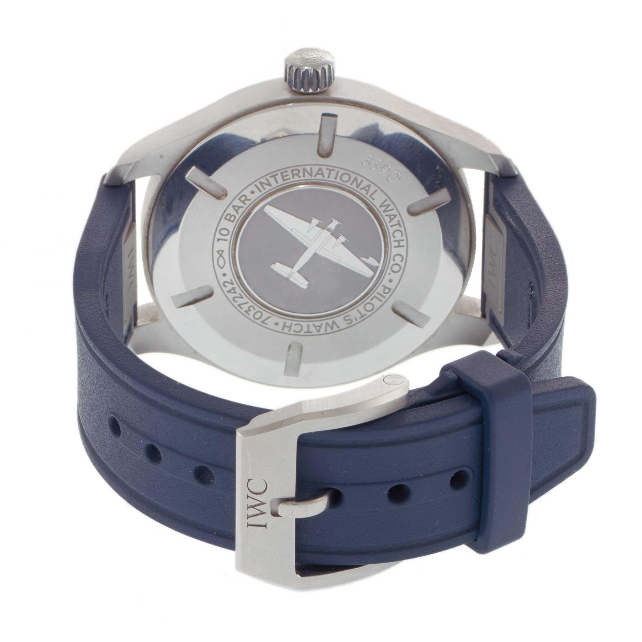 IWC Pilot's Watch Mark XX 40MM Stainless Steel Ref. IW328203 Blue Dial