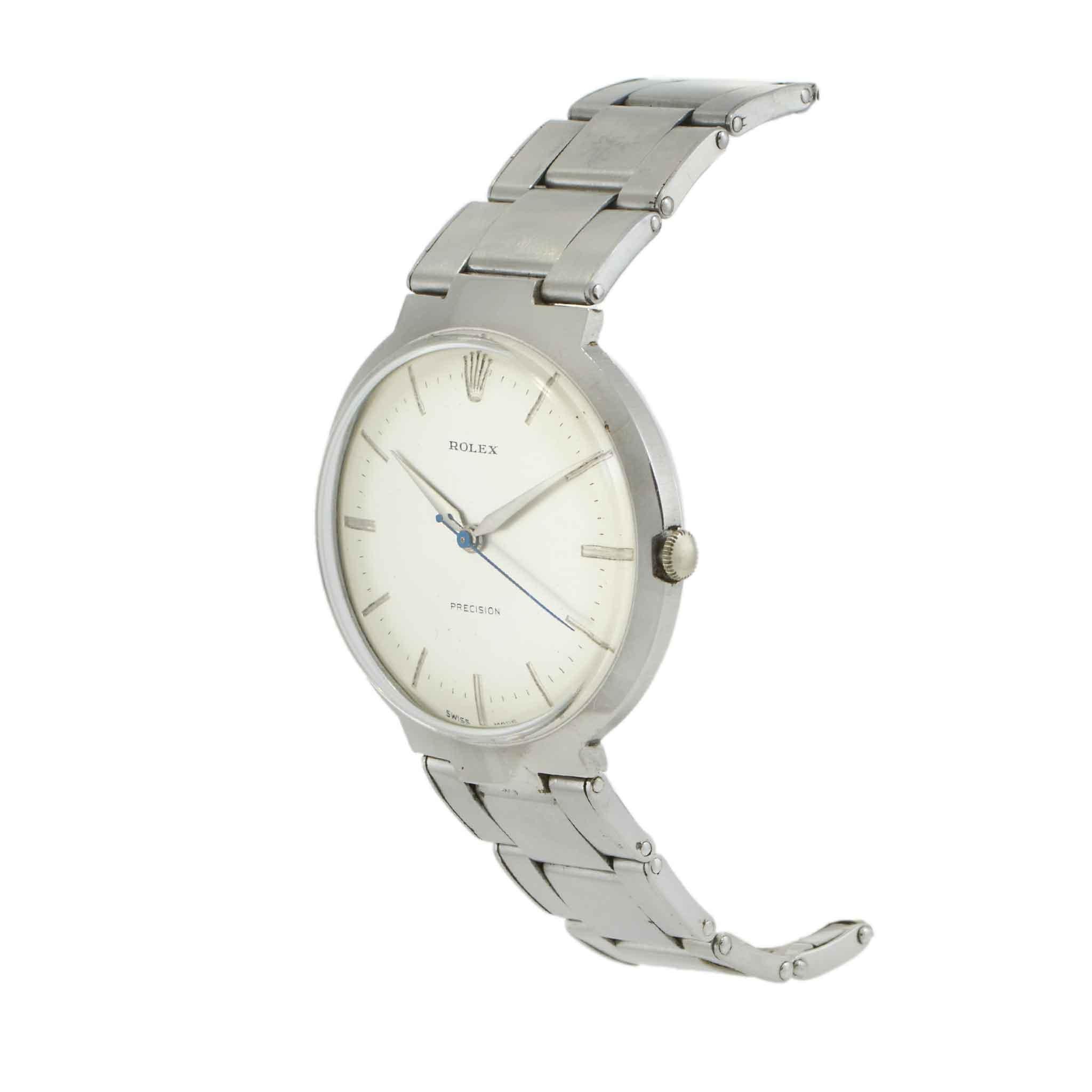 Vintage 1955 Rolex Precision UFO Ref. 9083 Stainless Steel 36MM – Manual Wind