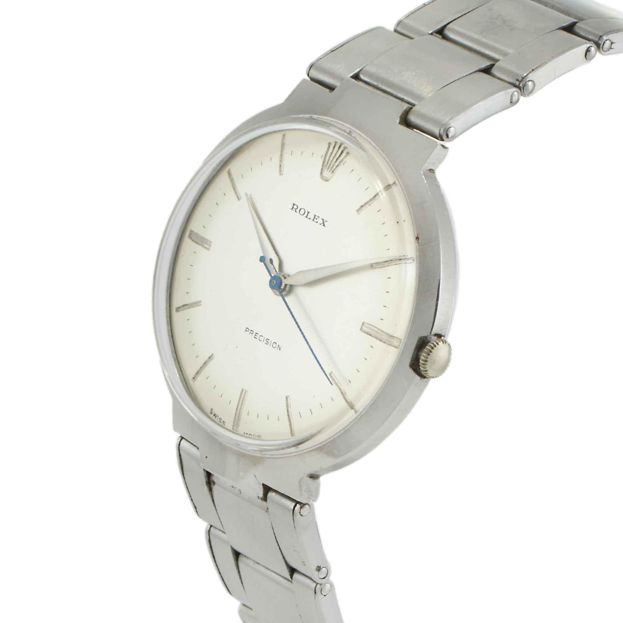 Vintage 1955 Rolex Precision UFO Ref. 9083 Stainless Steel 36MM – Manual Wind