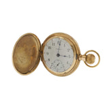 Antique Circa 1902 Waltham 14KT Gold Hunter Case Pocket Watch
