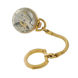 Vintage 1960s Titus 26MM Glass Orb Key Fob Watch