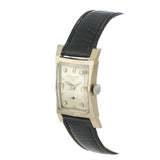 Vintage Circa 1956 Longines-Wittnauer 14KT White Gold Diamond Dial Watch