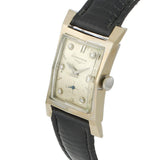 Vintage Circa 1956 Longines-Wittnauer 14KT White Gold Diamond Dial Watch