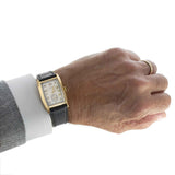 Vintage 1940's Patek Philippe Black Starr & Frost Watch 18KT Yellow Gold Watch