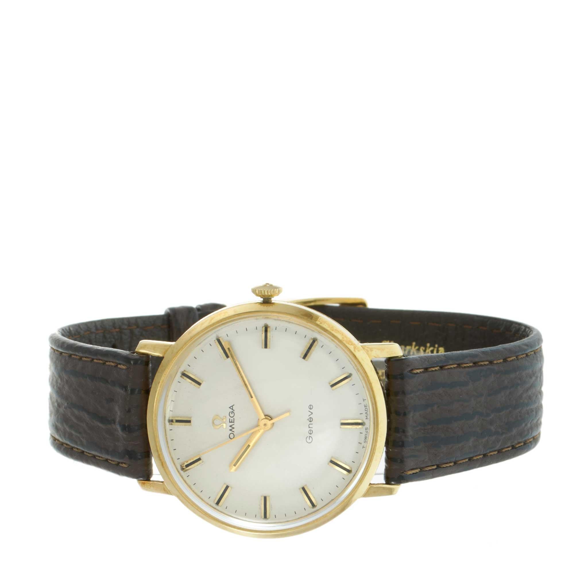 Vintage 1968 Omega Genève 18KT Ref. 131.019 – Manual Wind