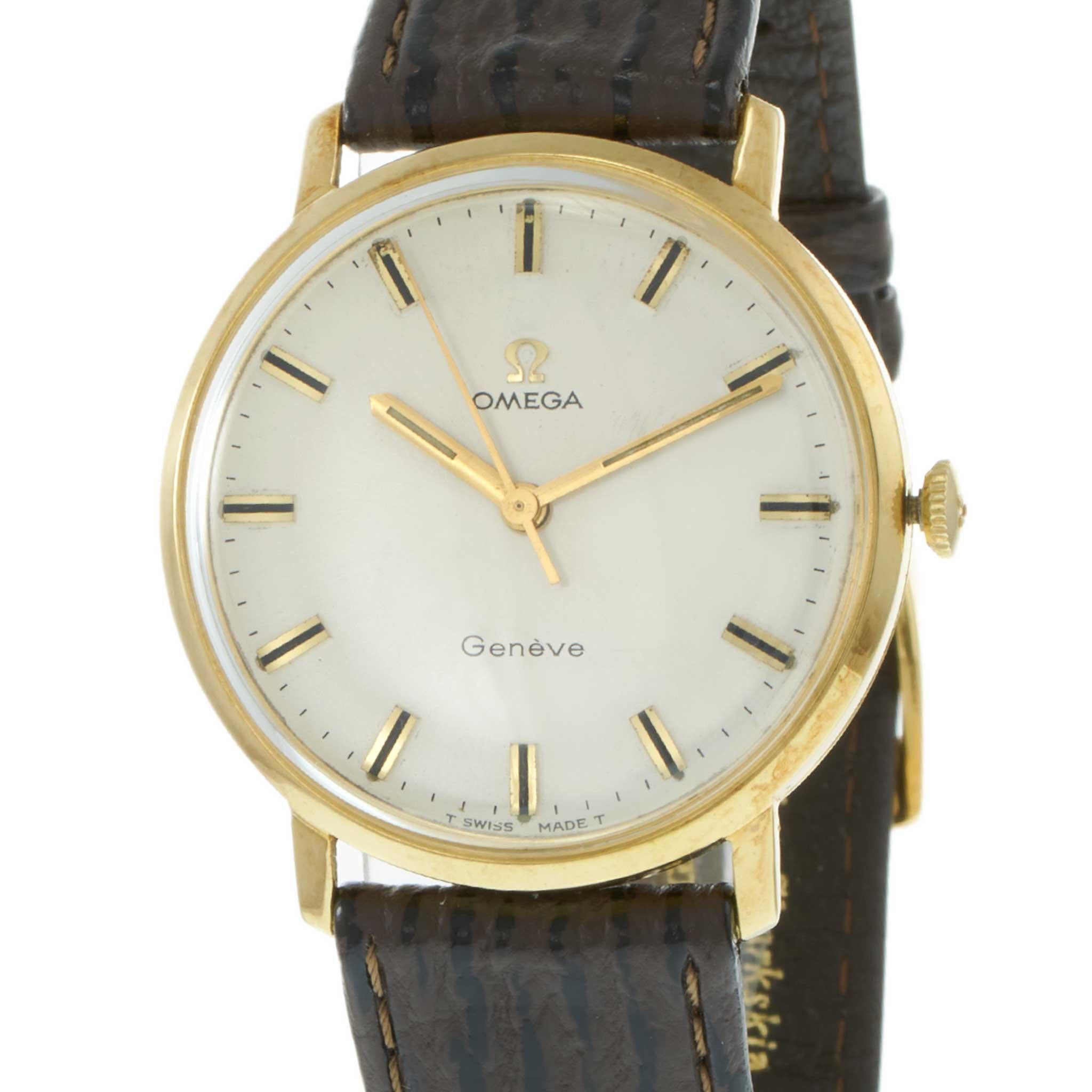Vintage 1968 Omega Genève 18KT Ref. 131.019 – Manual Wind