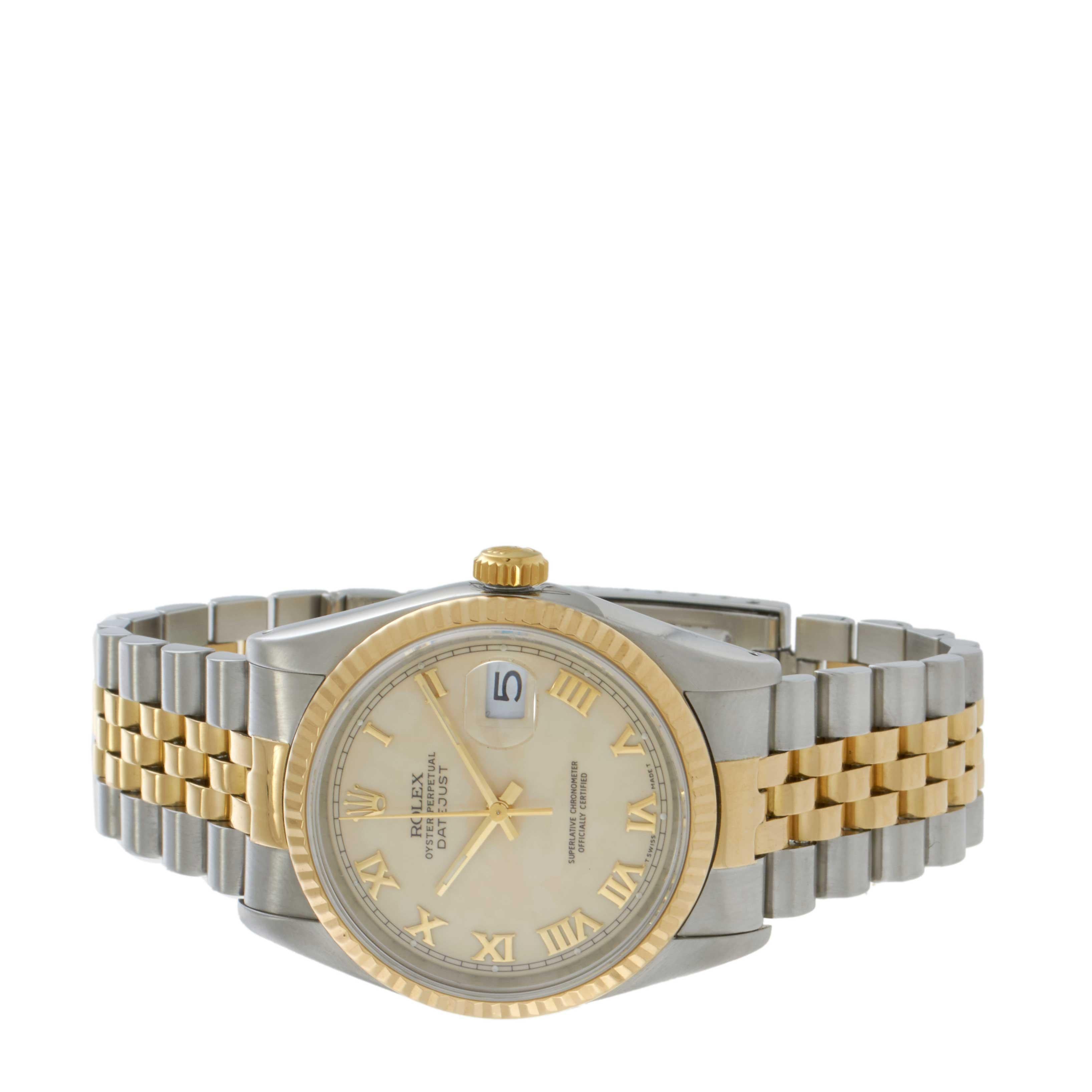 Rolex Datejust Ref. 16233 Ivory Roman Dial