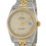 Rolex Datejust Ref. 16233 Ivory Roman Dial