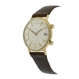 Vintage 1960s Jaeger-LeCoultre Memovox Alarm Watch in 14KT Yellow Gold