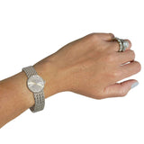 Vintage 1980s Piaget Ref. 4642P32 18KT White Gold Dress Watch – Diamond Dial