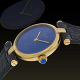 Vintage 1970s Must de Cartier Vendôme with Lapis Lazuli Dial – Quartz