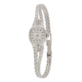 Vintage 1977 Longines 14KT White Gold Diamond Cocktail Watch