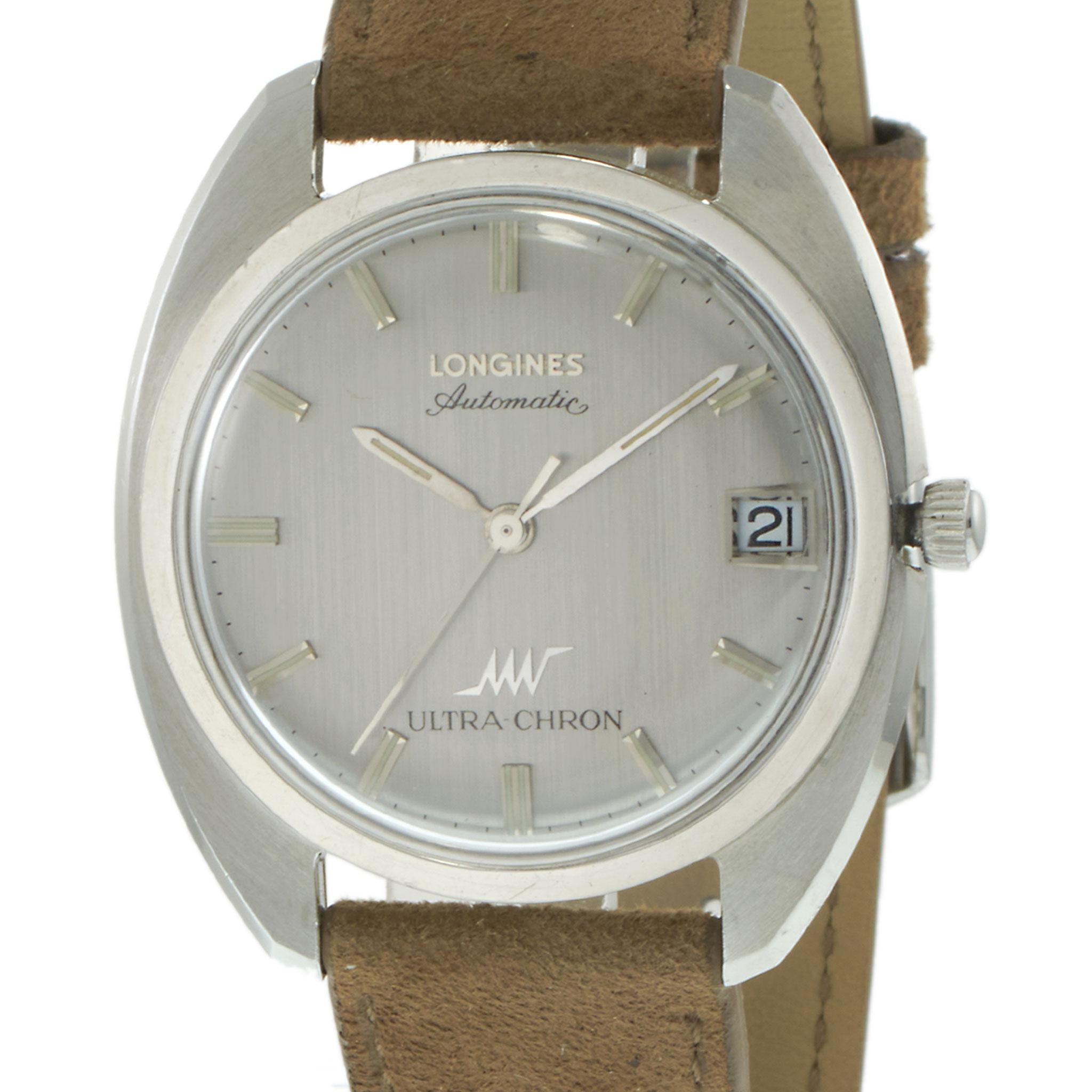 Vintage 1968 Longines Ultra-Chron 36MM Stainless Steel – Automatic High-Beat