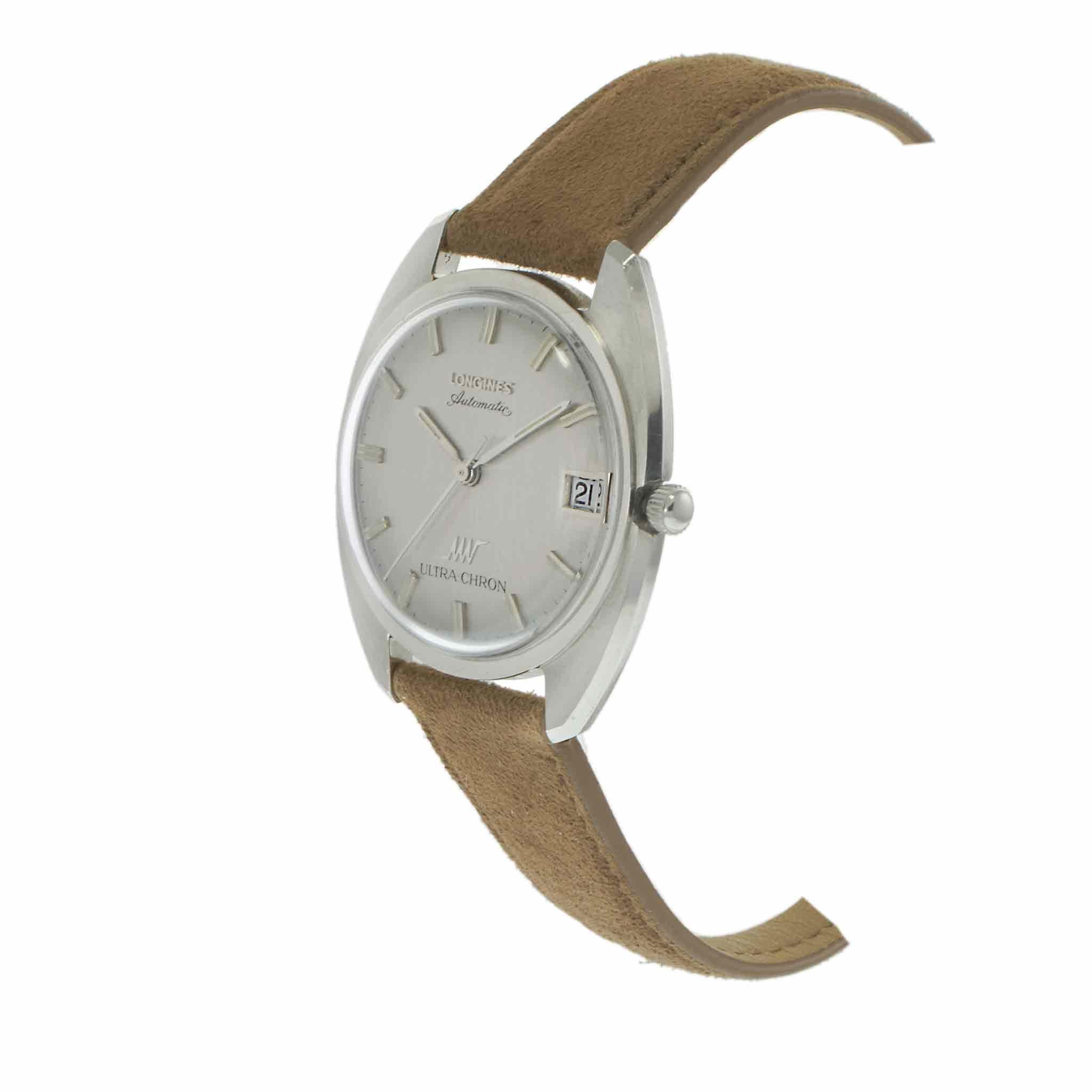 Vintage 1968 Longines Ultra-Chron 36MM Stainless Steel – Automatic High-Beat