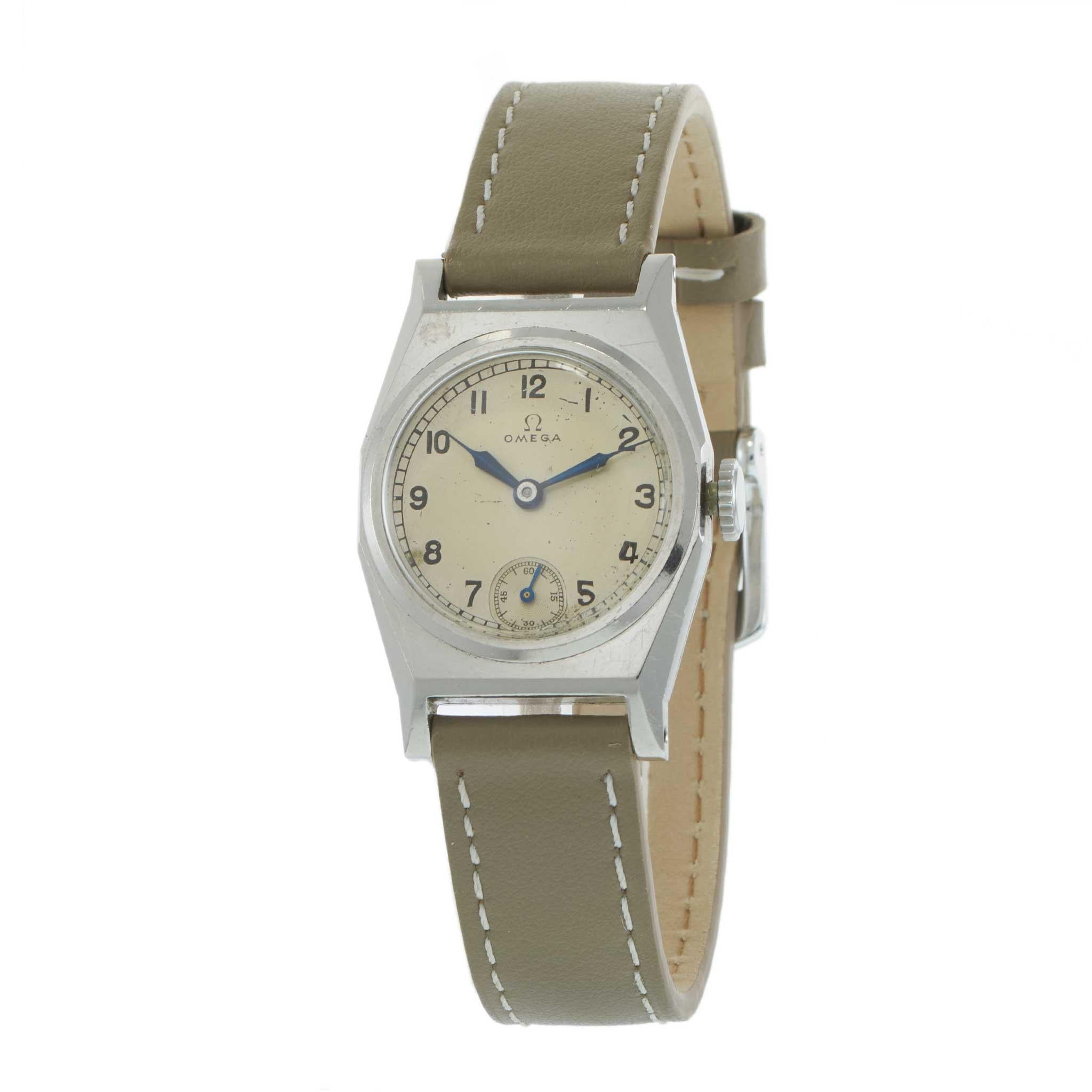 Omega Deco Watch (1936) – 24.5 x 28MM Steel – Cal. T17 Manual Wind