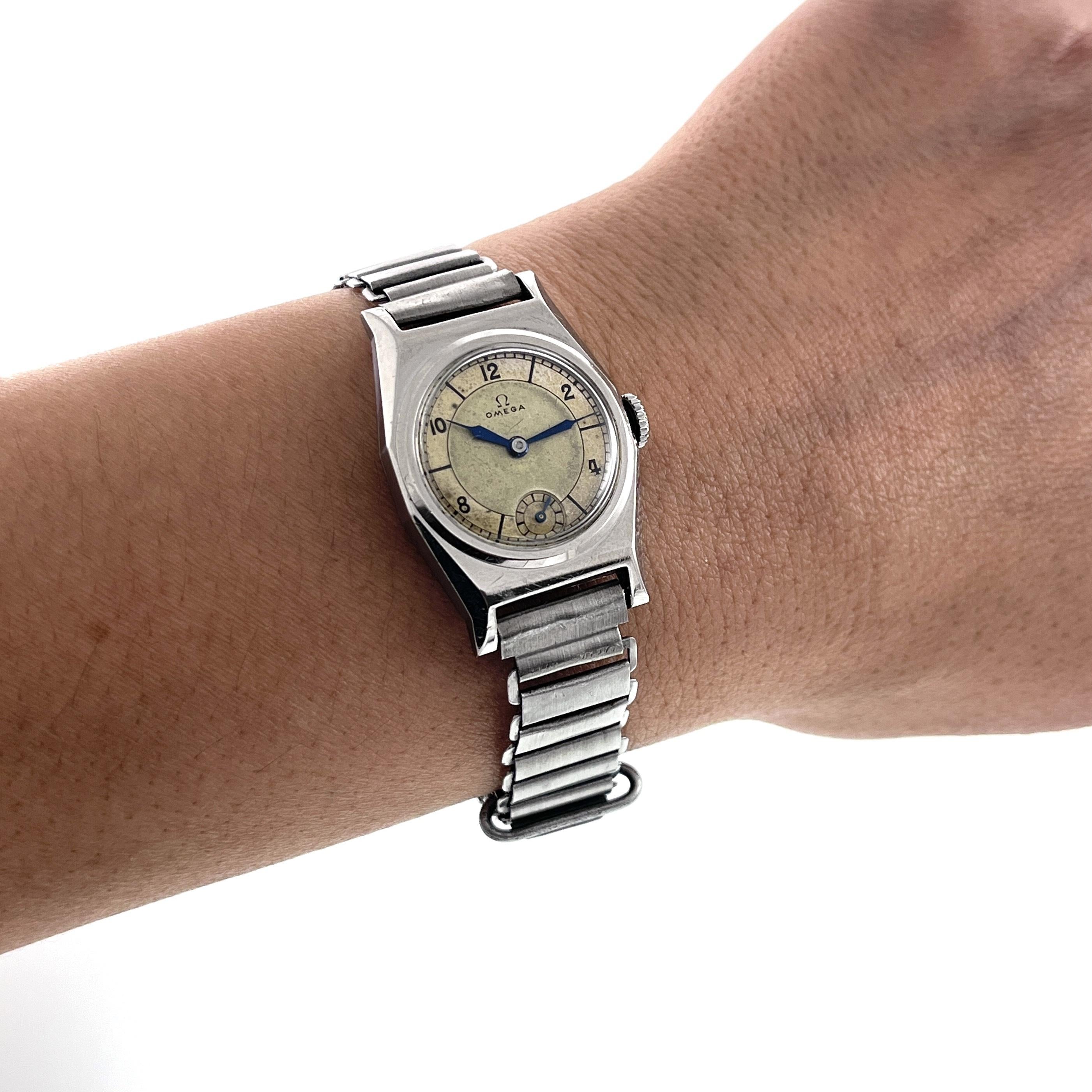 Vintage 1930s Omega Art Deco Watch – Manual Wind