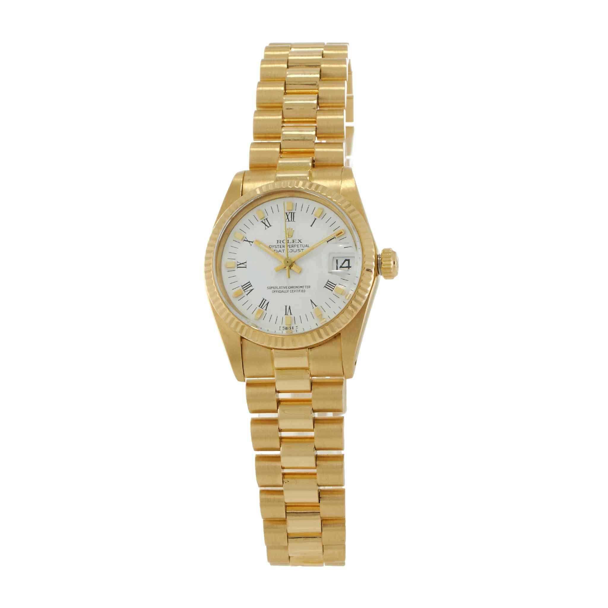 Vintage 1982 Rolex Datejust Ref. 6827 18KT Yellow Gold 31MM