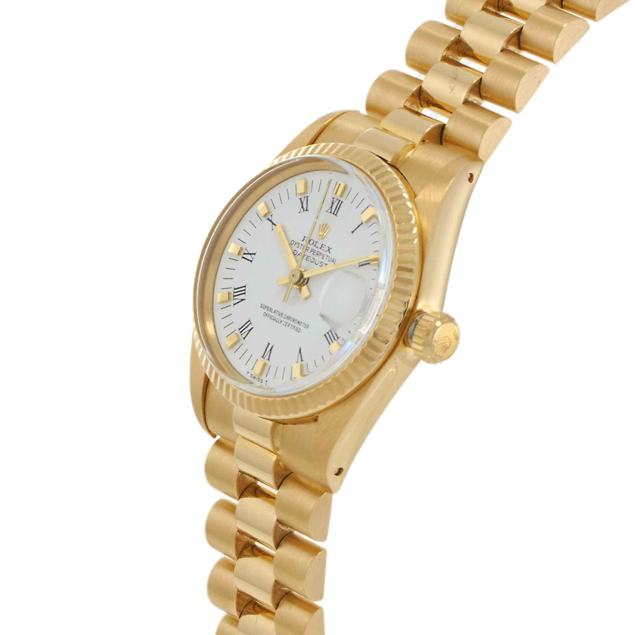 Vintage 1982 Rolex Datejust Ref. 6827 18KT Yellow Gold 31MM