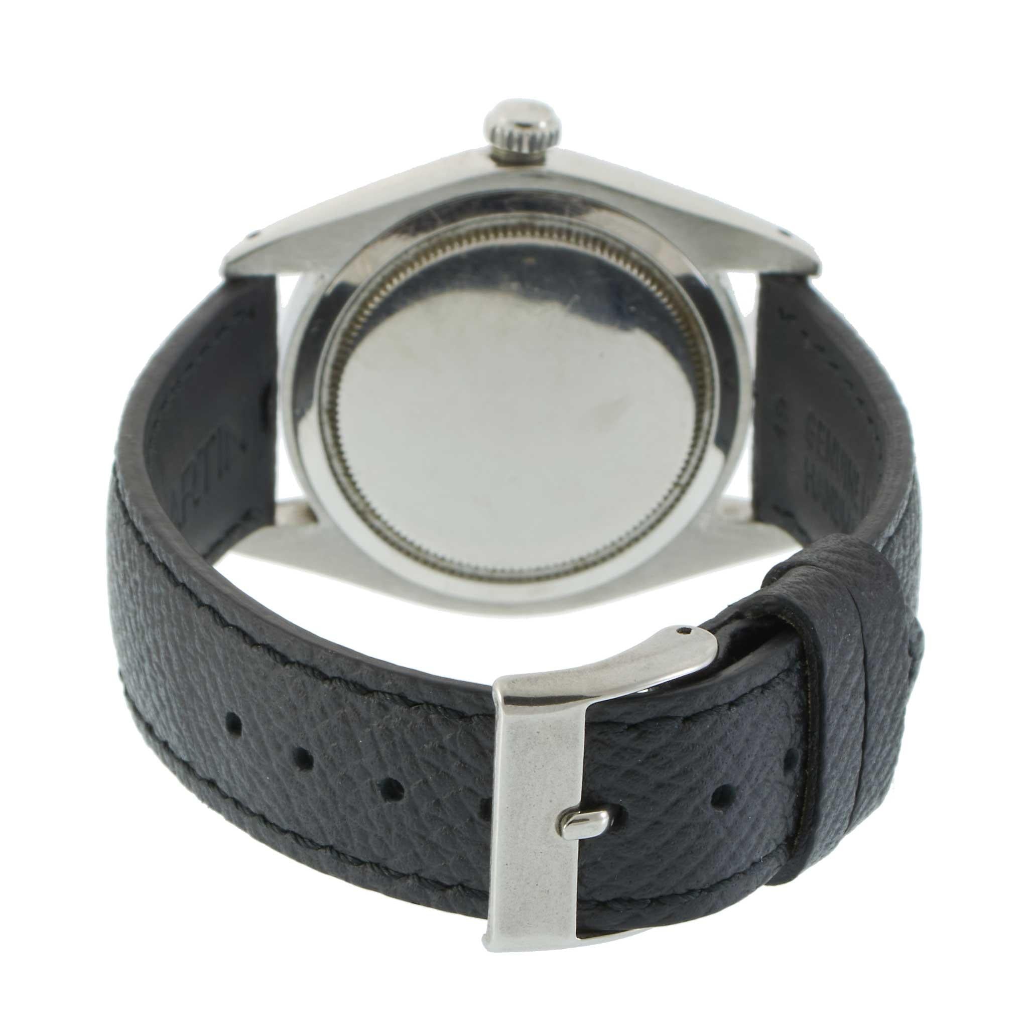 Vintage 1981 Rolex Oysterdate Ref. 6694 Black Dial 34MM
