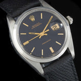 Vintage 1981 Rolex Oysterdate Ref. 6694 Black Dial 34MM