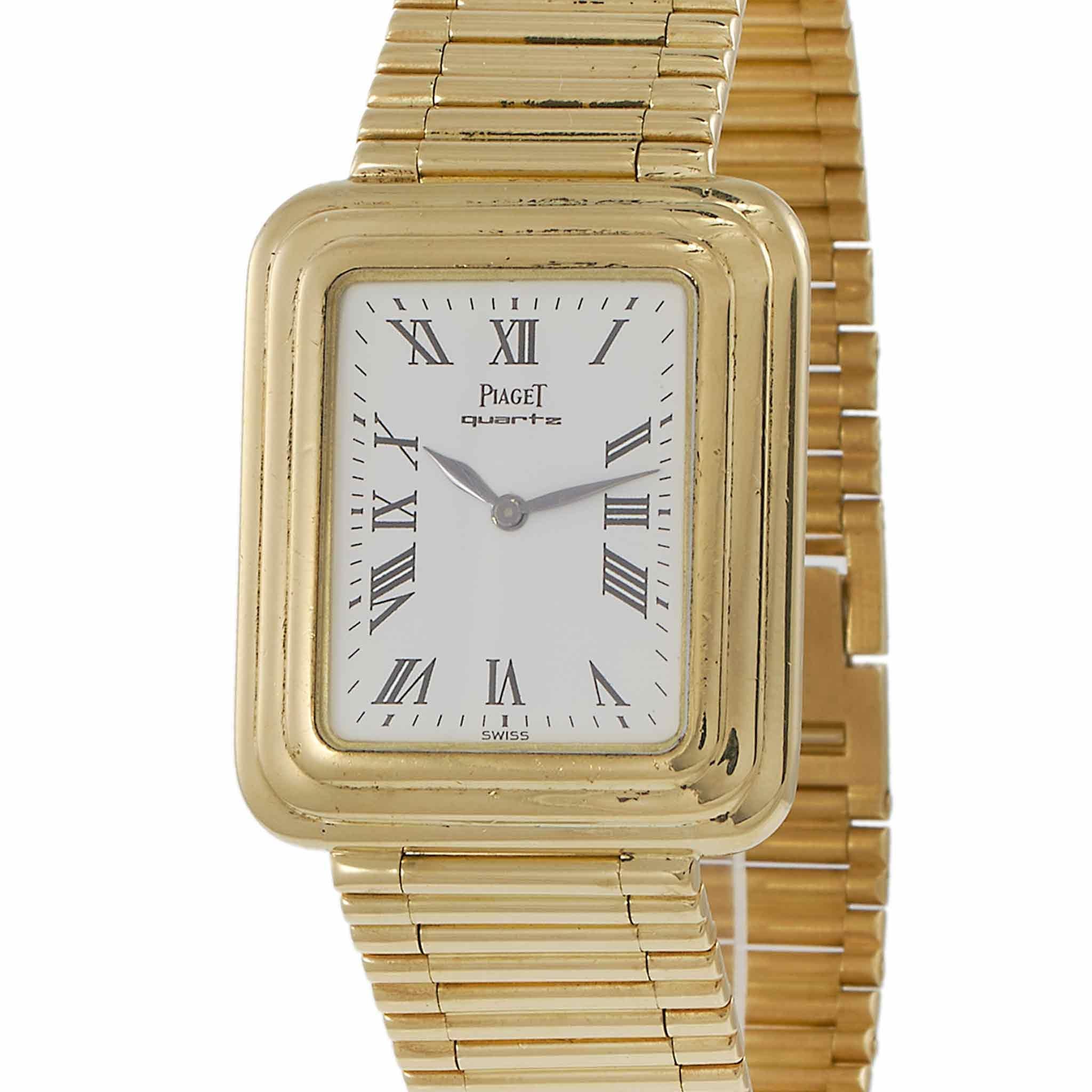 Vintage 1980s Piaget 18KT Yellow Gold Dress Watch – Quartz Cal. 757P