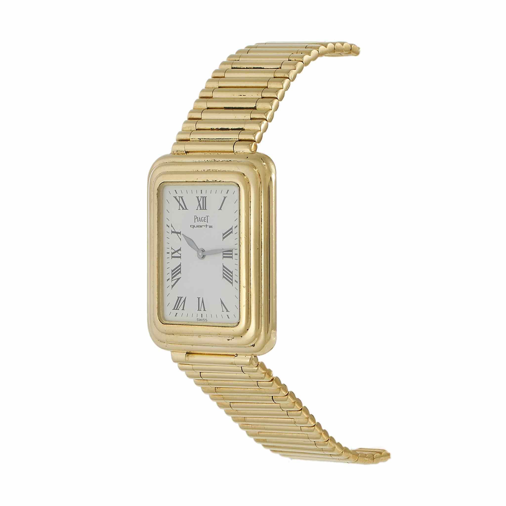 Vintage 1980s Piaget 18KT Yellow Gold Dress Watch – Quartz Cal. 757P