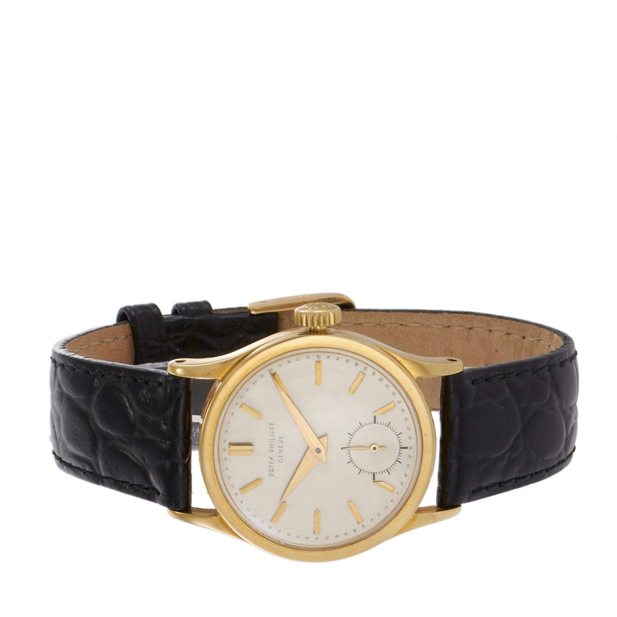 Patek Philippe Calatrava Ref. 96 (1956) – 30.5MM 18KT Yellow Gold – Box & Papers