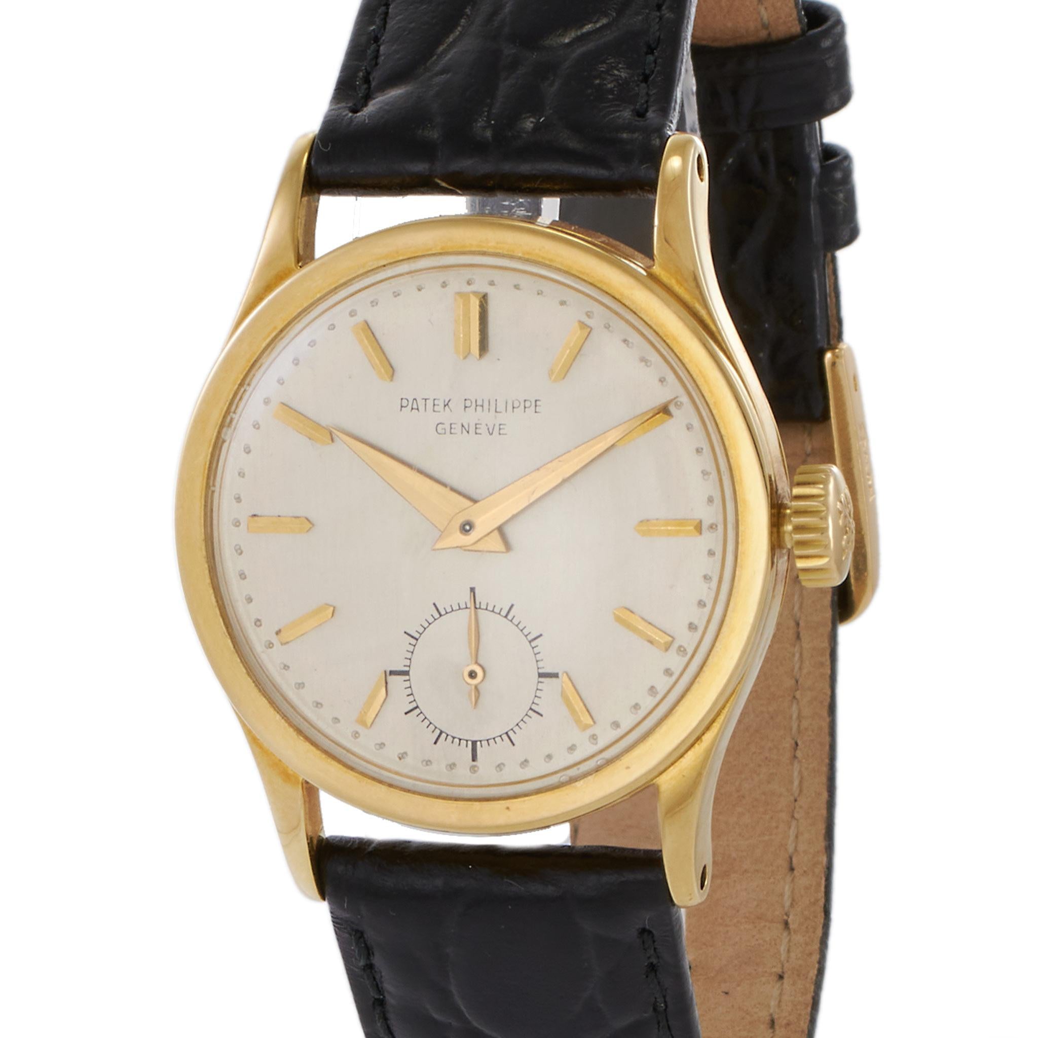 Patek Philippe Calatrava Ref. 96 (1956) – 30.5MM 18KT Yellow Gold – Box & Papers