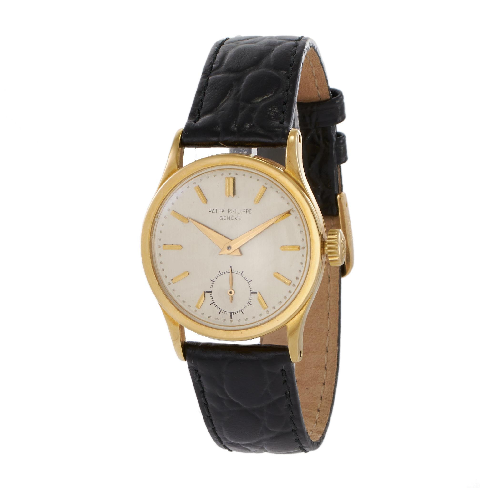 Patek Philippe Calatrava Ref. 96 (1956) – 30.5MM 18KT Yellow Gold – Box & Papers