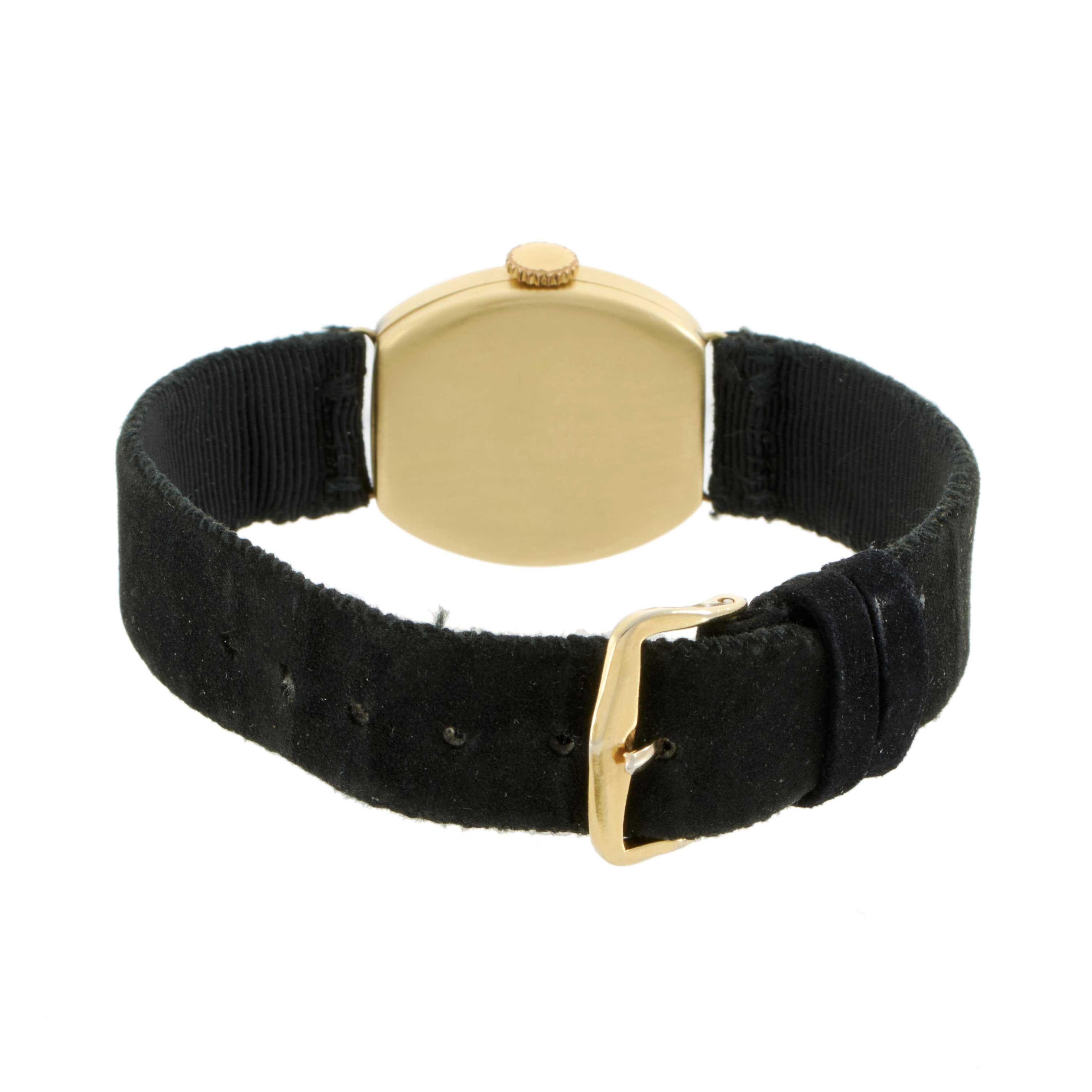 Vintage Circa 1922 Longines 14KT Gold Tonneau Wristwatch – Manual Wind