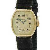 Vintage Circa 1922 Longines 14KT Gold Tonneau Wristwatch – Manual Wind