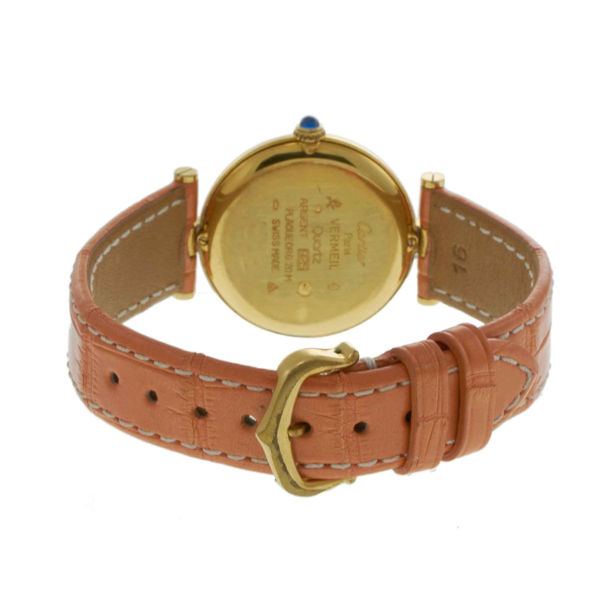 Vintage 1990’s Cartier Must de Cartier Vendôme Trinity Dial Watch – Quartz