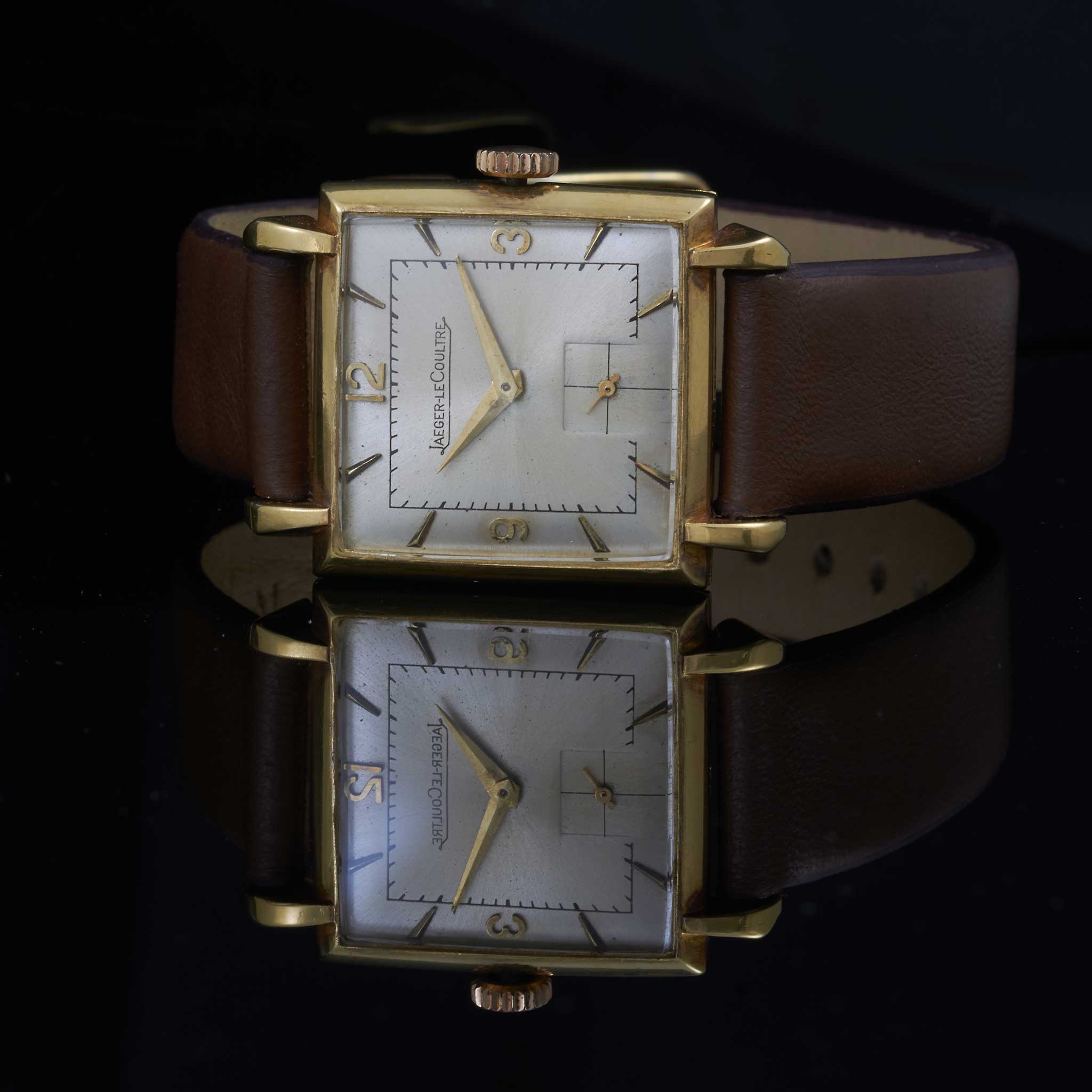 Vintage 1940s Jaeger-LeCoultre Square Dress Watch – Manual Wind