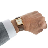 Omega 1952 De Luxe Ref. 3946 – 18KT Rose Gold, Silver Patina Dial