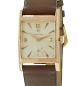 Omega 1952 De Luxe Ref. 3946 – 18KT Rose Gold, Silver Patina Dial
