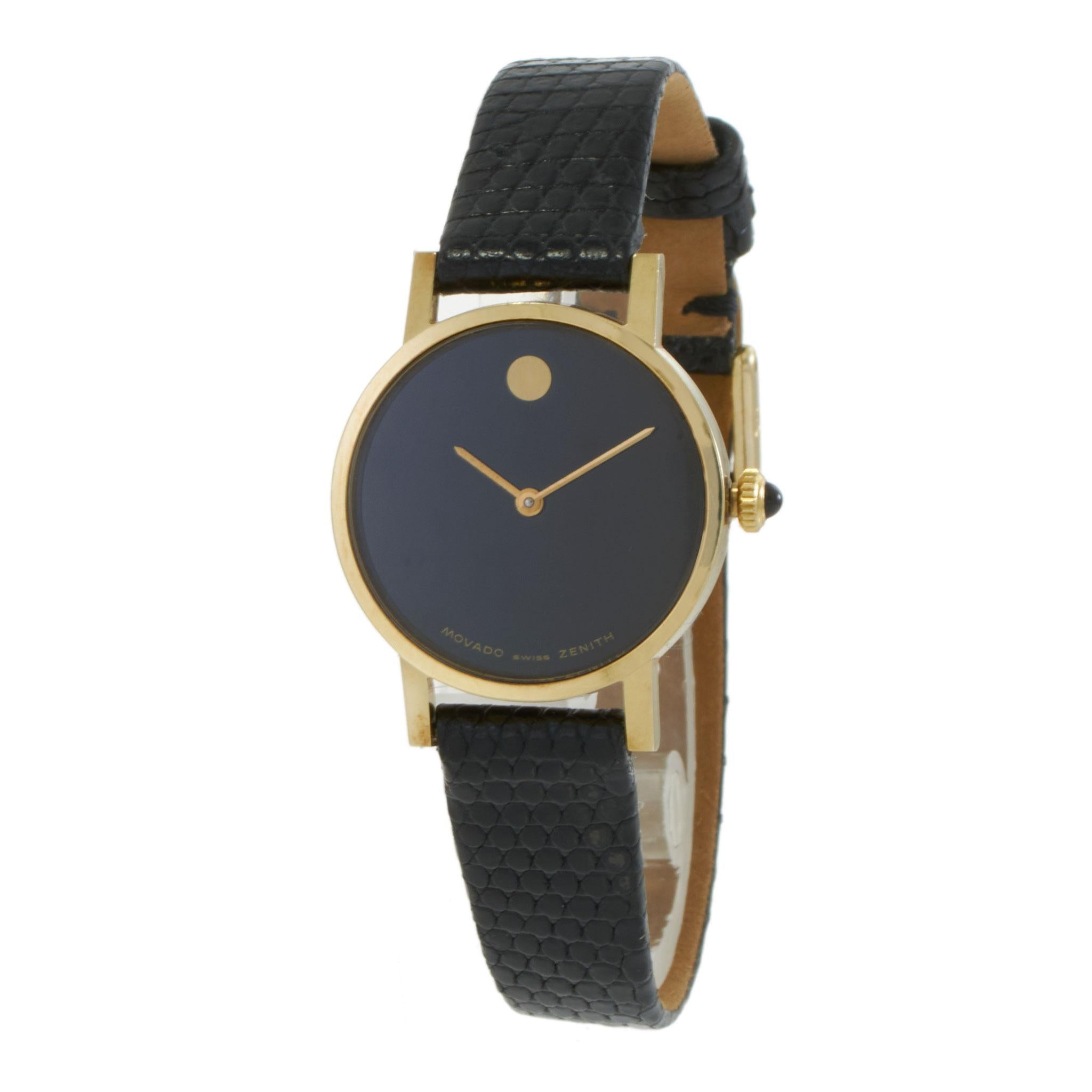 Vintage 1980’s 14KT Movado/Zenith Museum Watch – Manual Wind