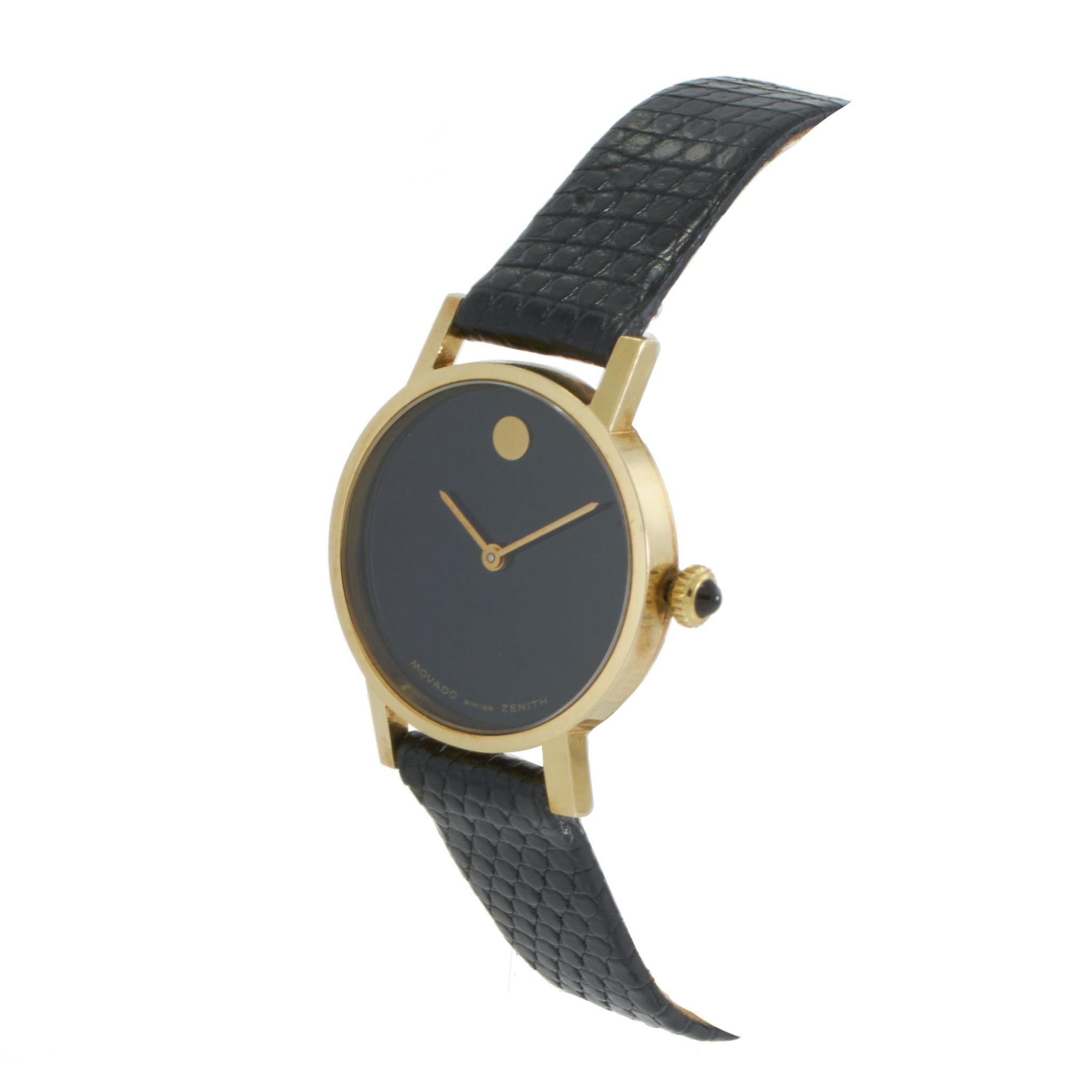 Vintage 1980’s 14KT Movado/Zenith Museum Watch – Manual Wind