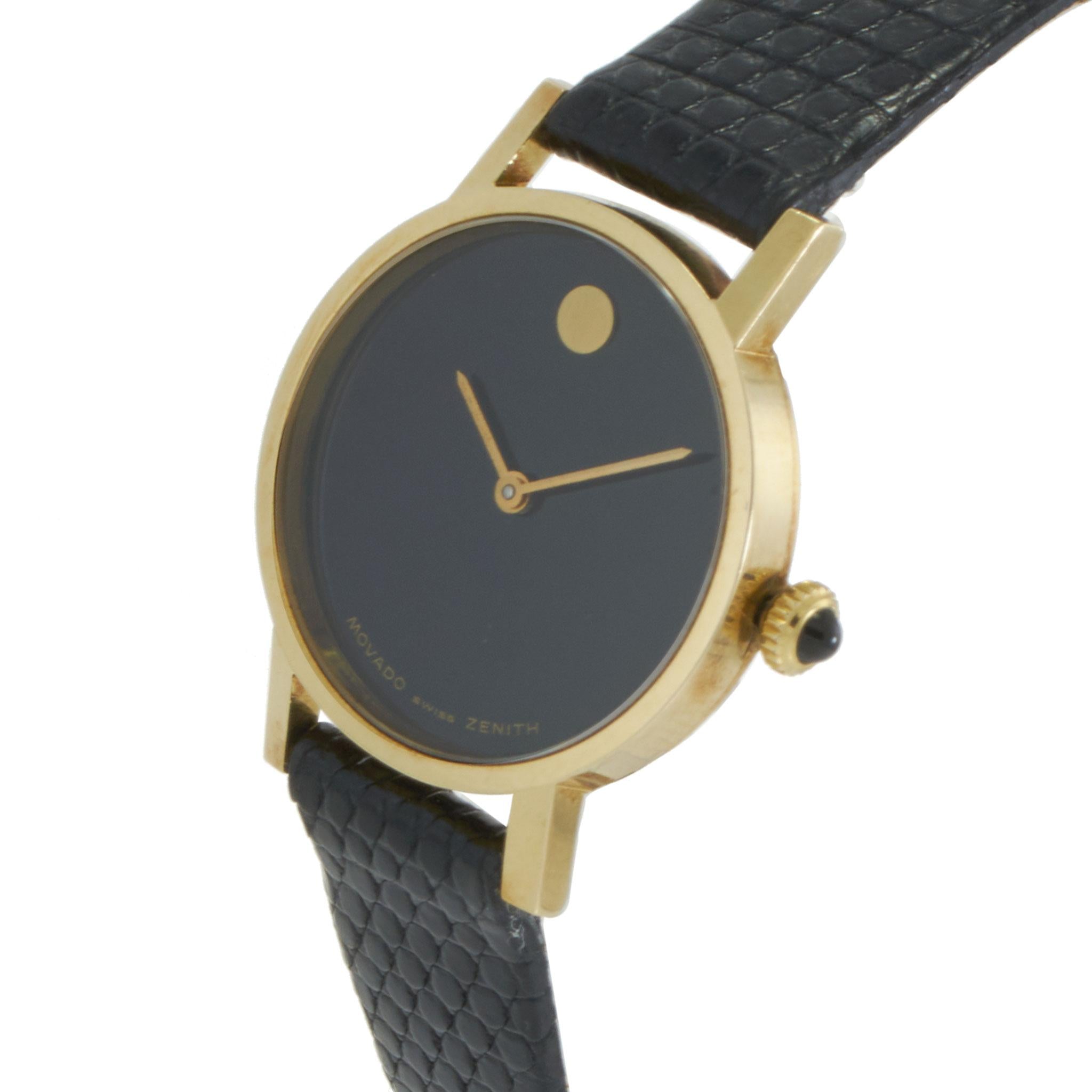 Vintage 1980’s 14KT Movado/Zenith Museum Watch – Manual Wind
