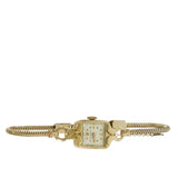 Rolex Ladies Cocktail Watch (1940s) –18KT Gold – Guilloché Dial & Snake Bracelet