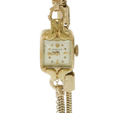 Rolex Ladies Cocktail Watch (1940s) –18KT Gold – Guilloché Dial & Snake Bracelet