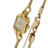 Rolex Ladies Cocktail Watch (1940s) –18KT Gold – Guilloché Dial & Snake Bracelet