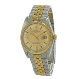 Vintage 1967 Rolex Datejust Ref. 1601 Two-Tone Champagne Linen Dial