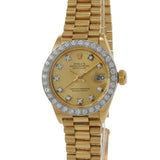 Rolex Datejust Ref. 6917 (1977) – 26MM 18KT Yellow Gold – Diamond Dial & Bezel