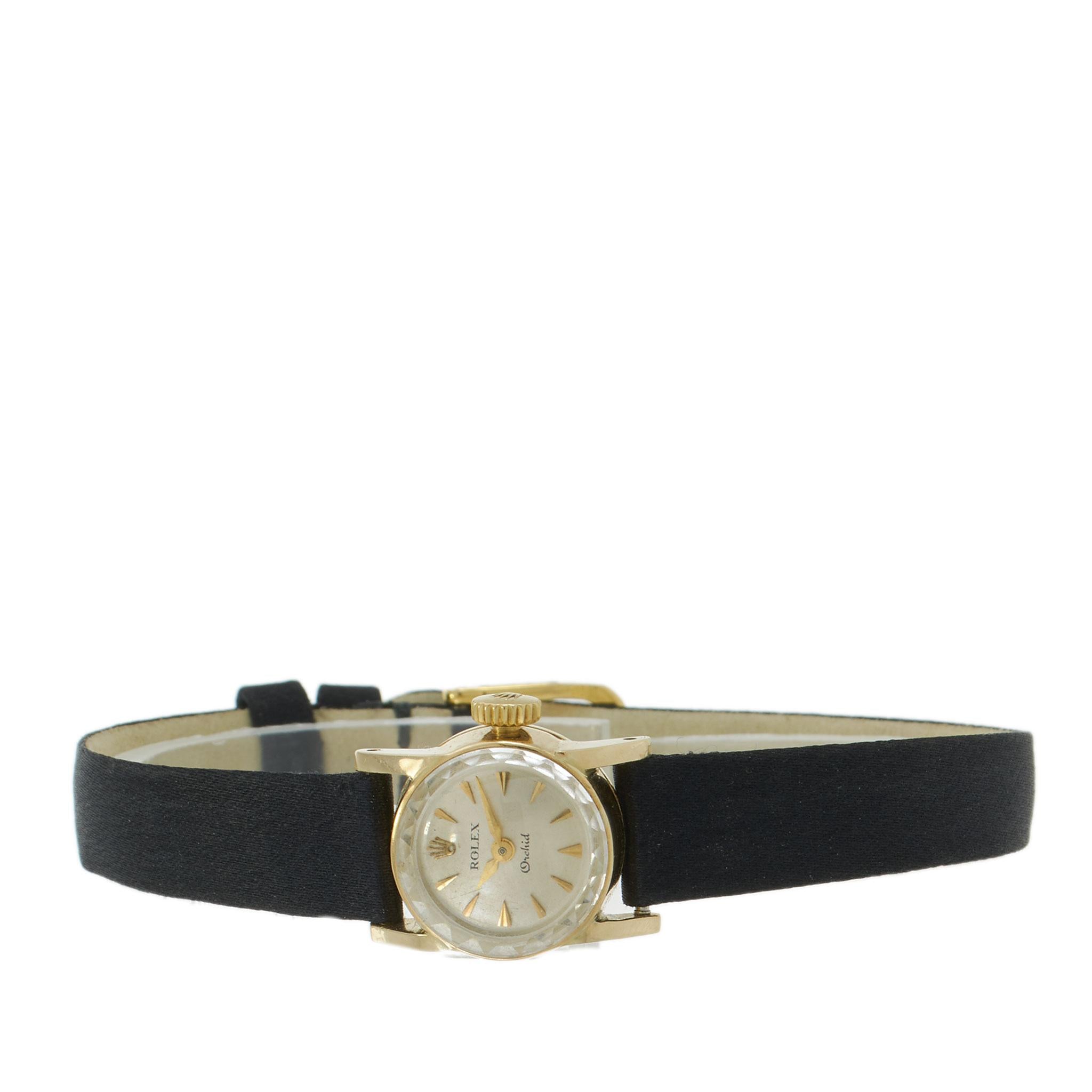 Vintage 1950s Rolex Orchid Ladies Dress Watch Ref. 2420 – Manual Wind