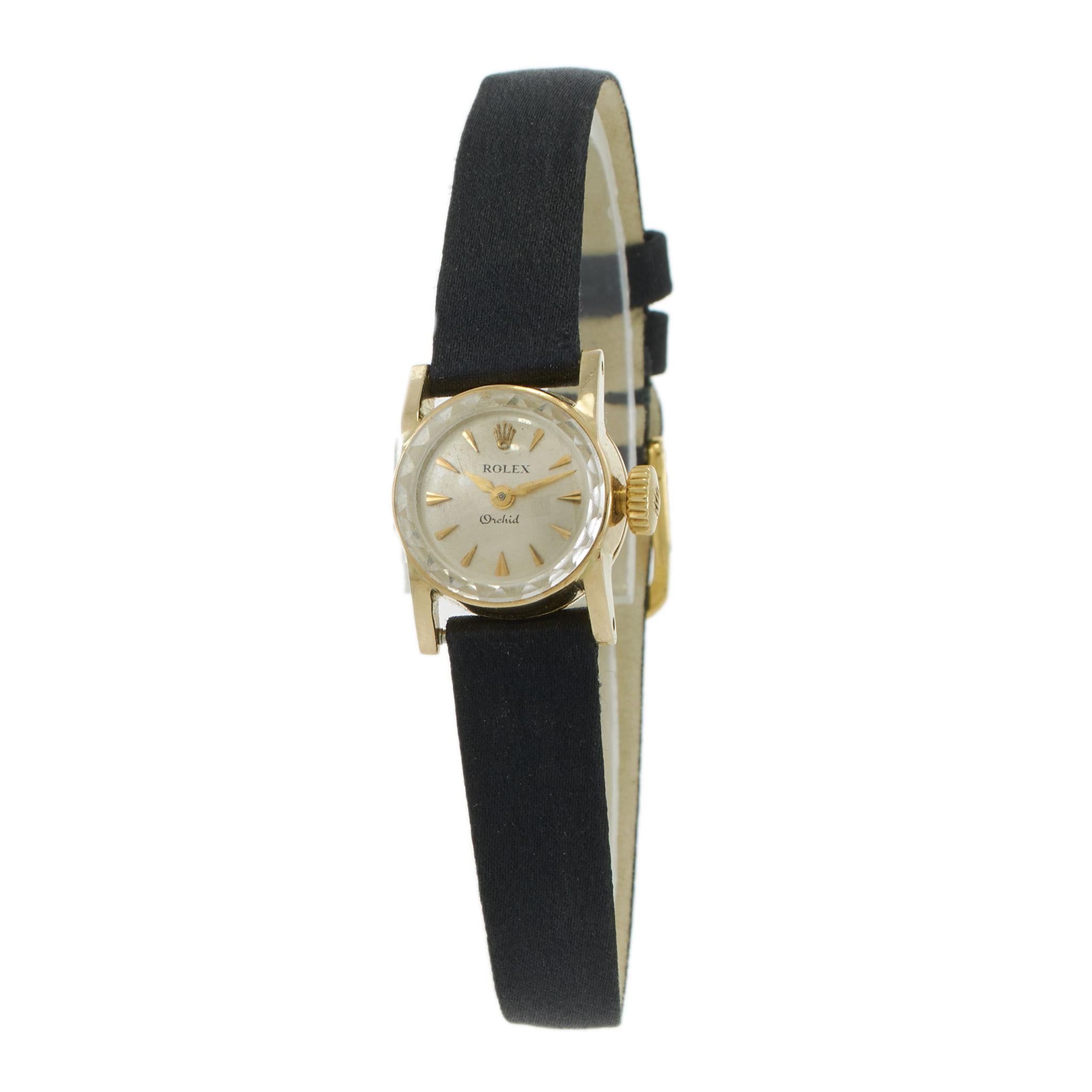 Vintage 1950s Rolex Orchid Ladies Dress Watch Ref. 2420 – Manual Wind