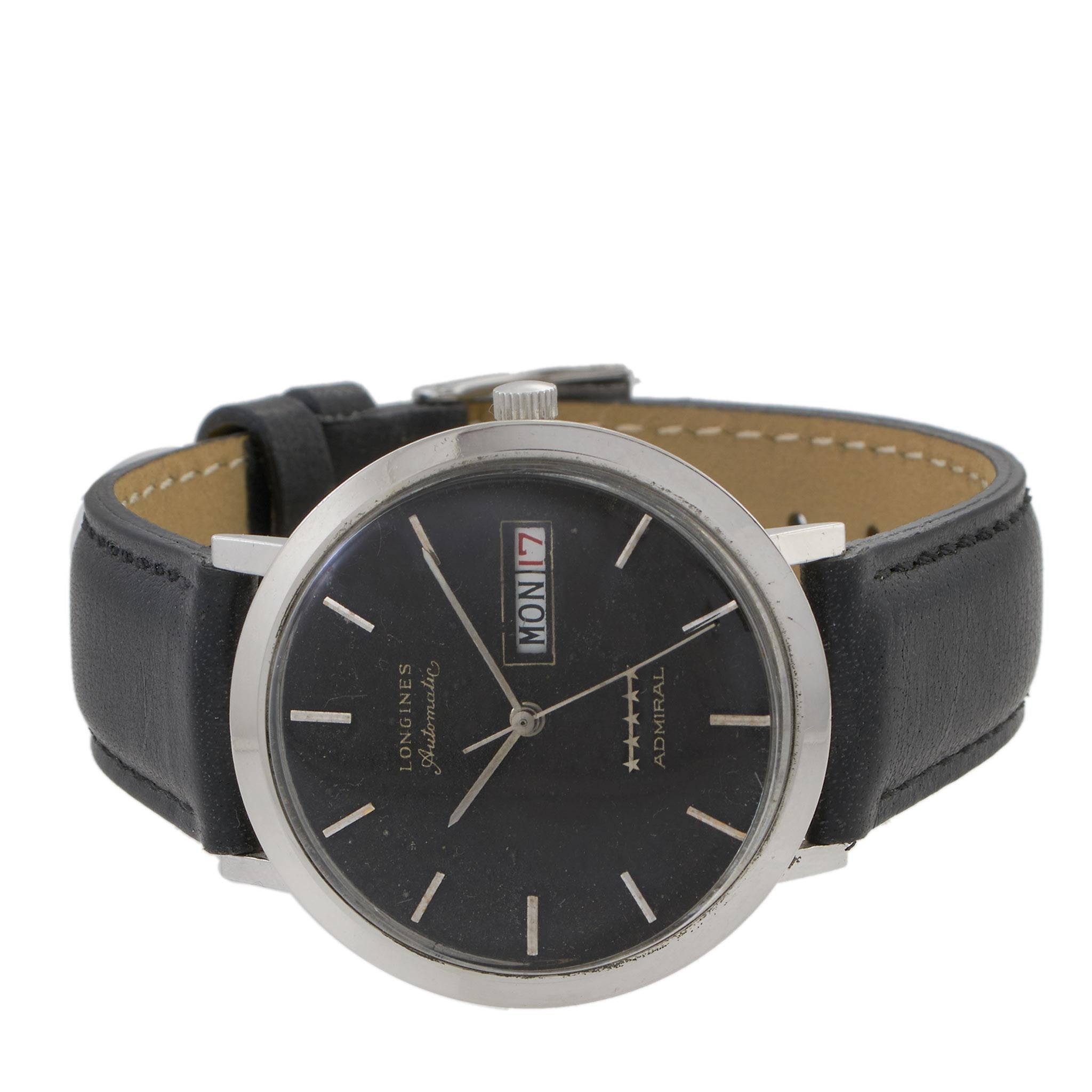 Vintage 1980 Longines Admiral 5 Star Ref. 295 – Automatic Day-Date