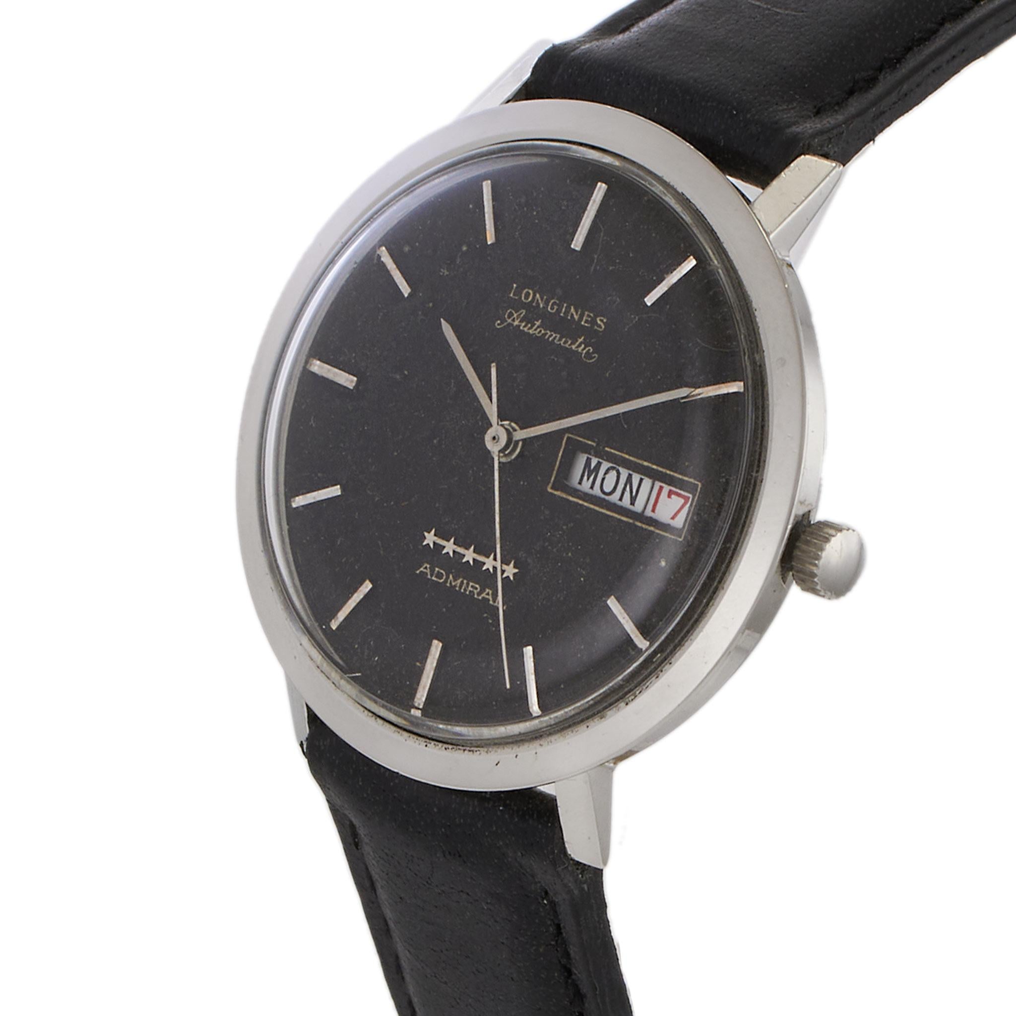 Vintage 1980 Longines Admiral 5 Star Ref. 295 – Automatic Day-Date