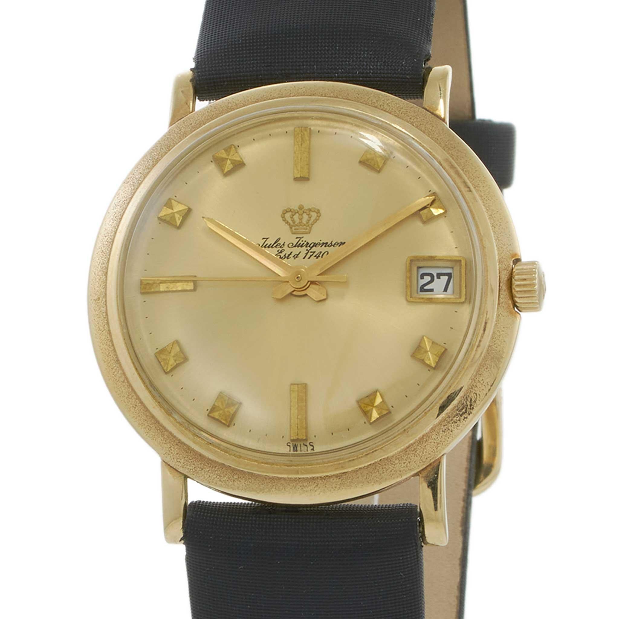 Vintage 1960s Jules Jurgensen Dress Watch – Manual Wind