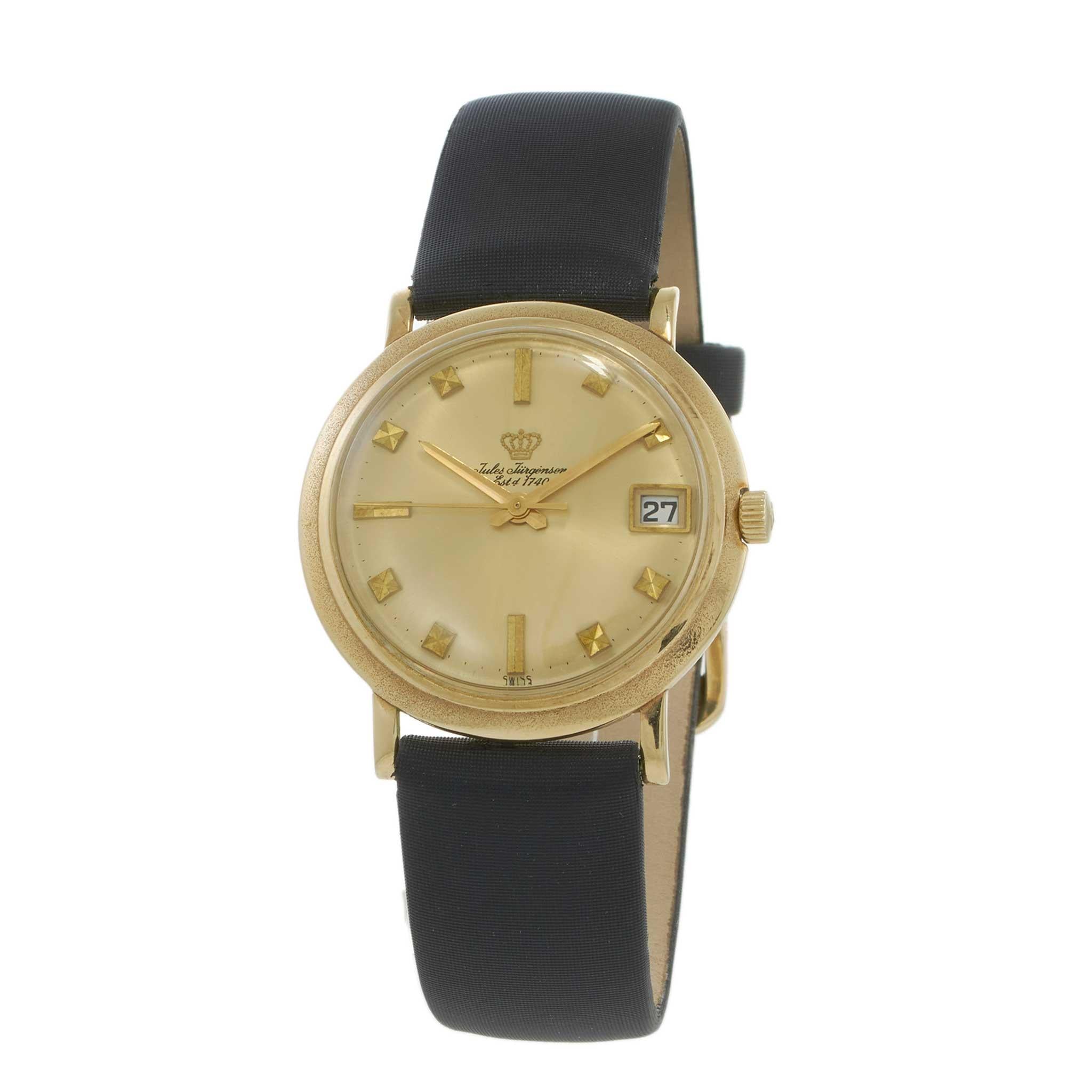 Vintage 1960s Jules Jurgensen Dress Watch – Manual Wind