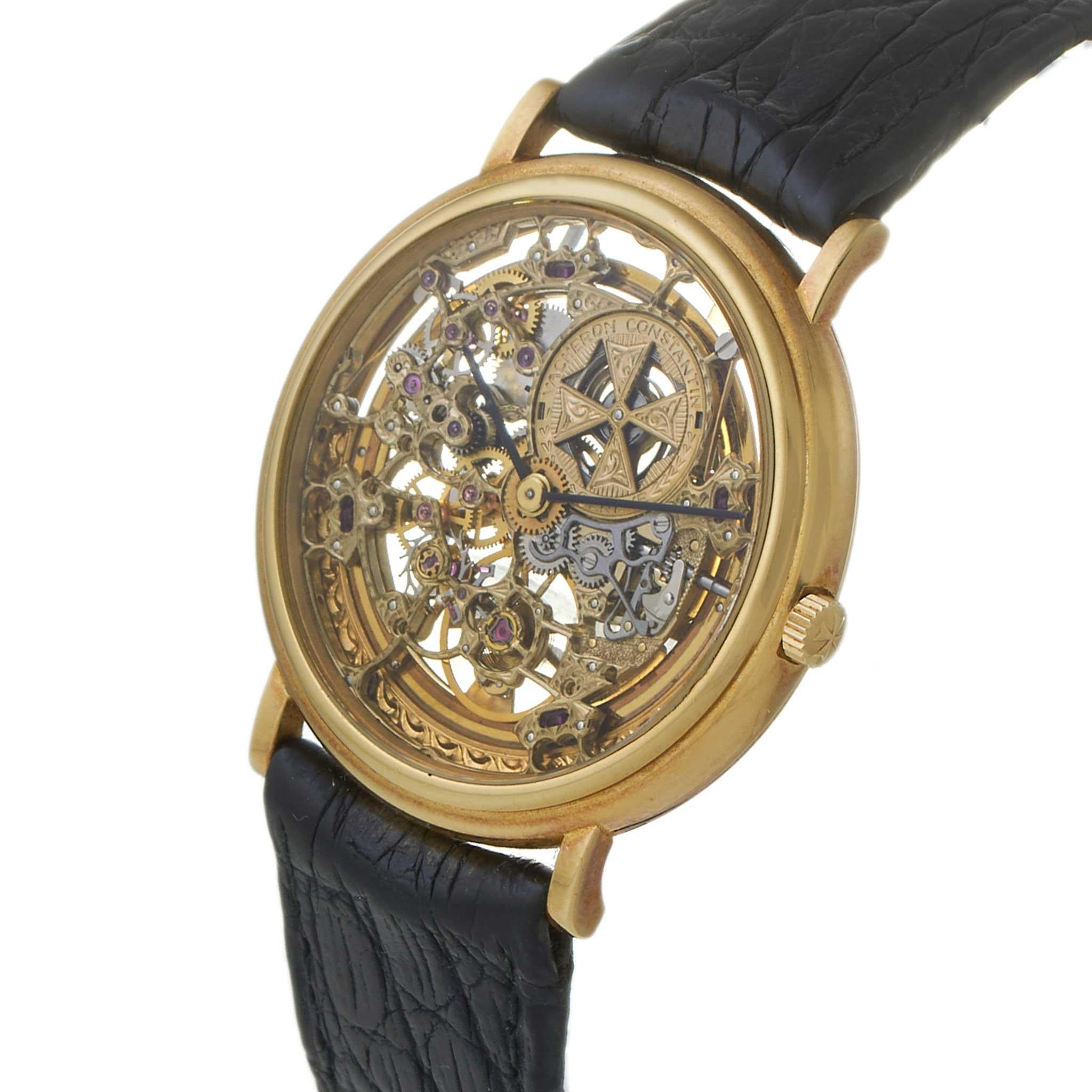 Vintage 1990 Vacheron Constantin Patrimony Skeleton Ref. 43038 Automatic